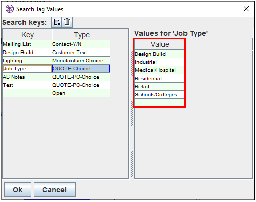 Creating Search Tags (Keys) – Ingen Software