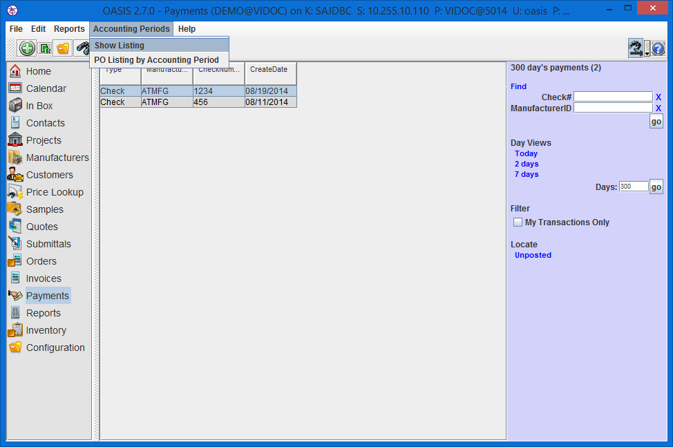 Accounting Periods - Quick Start – Ingen Software